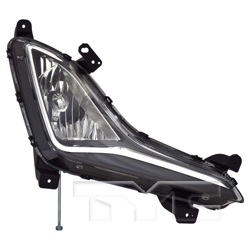 Right CAPA Certified Fog Light Assembly 19-6107-00-9 - front view