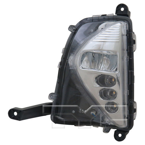 Left CAPA Certified Fog Light Assembly 19-6180-00-9 - front view
