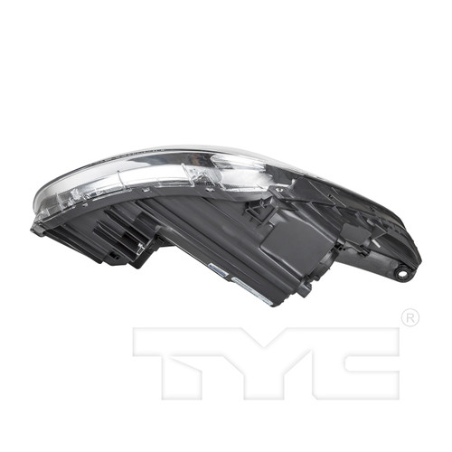 Left CAPA Certified Headlight Assembly 20-12362-00-9 - bottom view