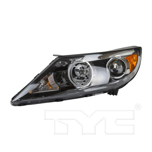 Left CAPA Certified Headlight Assembly 20-12558-00-9 - front view