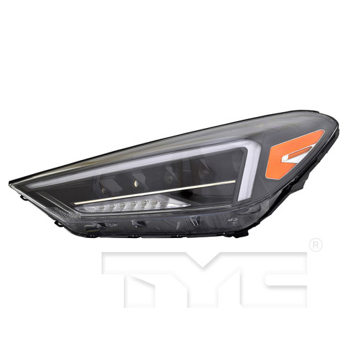 Left CAPA Certified Headlight Assembly 20-17016-00-9 - front view