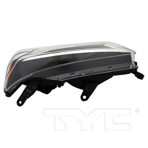 Left CAPA Certified Headlight Assembly 20-19076-01-9 - top view