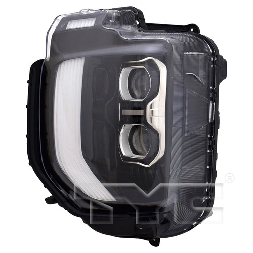 Left CAPA Certified Headlight Assembly 20-17676-00-9 - front view