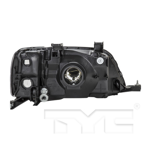 Left CAPA Certified Headlight Assembly 20-5232-01-9 - back view