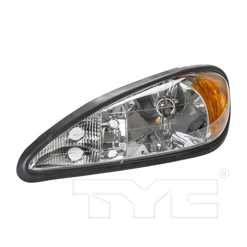 Left CAPA Certified Headlight Assembly 20-5540-00-9 - front view