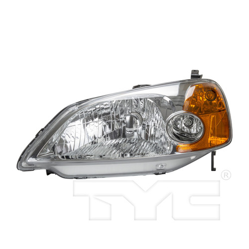 Left CAPA Certified Headlight Assembly 20-5950-01-9 - front view
