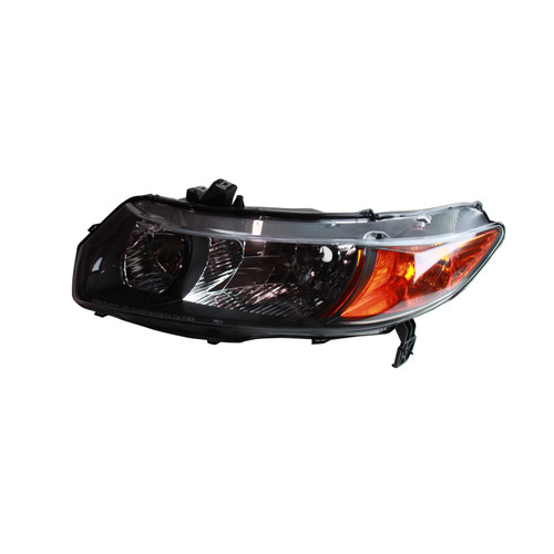 Left CAPA Certified Headlight Assembly 20-6736-01-9 - front view