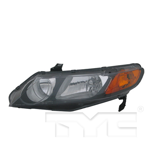 Right CAPA Certified Headlight Assembly 20-6733-01-9 - front view