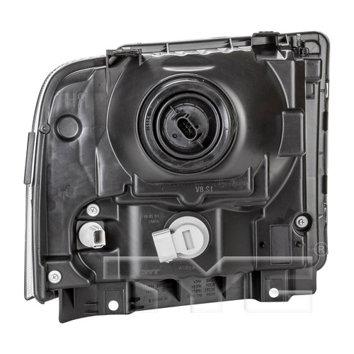 Left CAPA Certified Headlight Assembly 20-6700-00-9 - back view