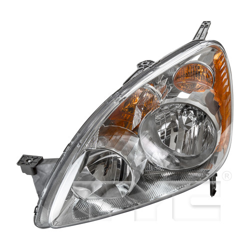 Left CAPA Certified Headlight Assembly 20-6666-01-9 - front view