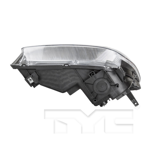 Left CAPA Certified Headlight Assembly 20-6666-01-9 - bottom view