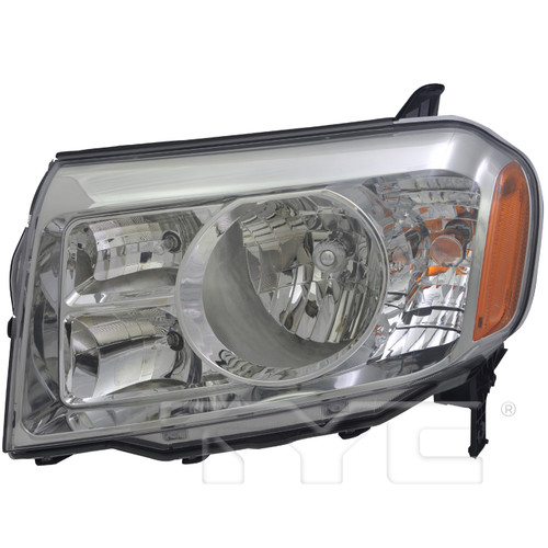 CAPA Certified Headlight Assembly 20-9016-00-9 - front view