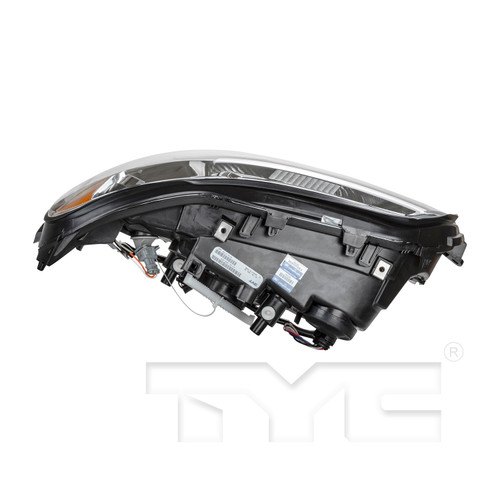 Left Headlight Assembly 20-9082-00 - top view