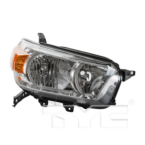 Right CAPA Certified Headlight Assembly 20-9125-01-9 - front view