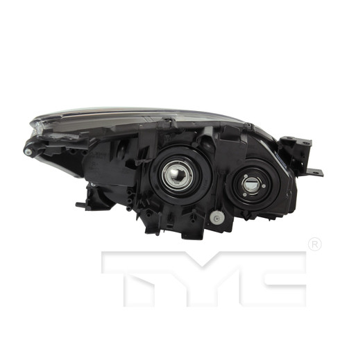 Left CAPA Certified Headlight Assembly 20-9086-01-9 - back view