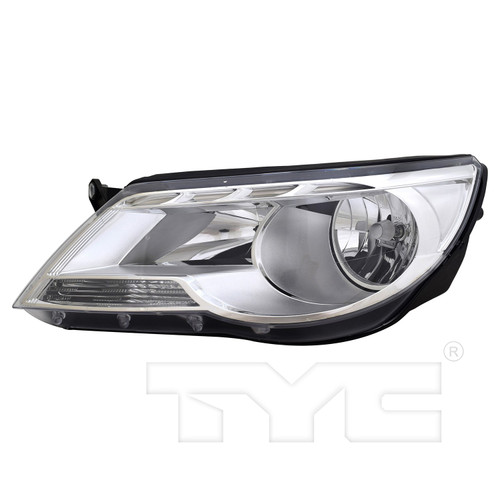 Left CAPA Certified Headlight Assembly 20-9052-00-9 - front view
