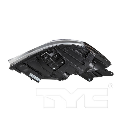Left CAPA Certified Headlight Assembly 20-9064-00-9 - bottom view