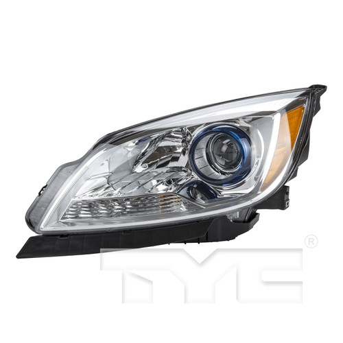 Left CAPA Certified Headlight Assembly 20-9240-00-9 - front view