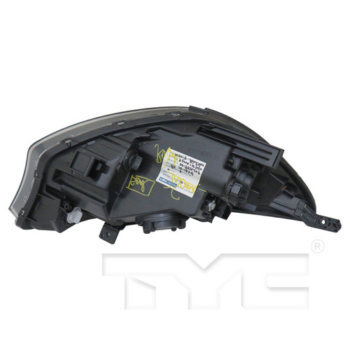Left CAPA Certified Headlight Assembly 20-9230-00-9 - bottom view