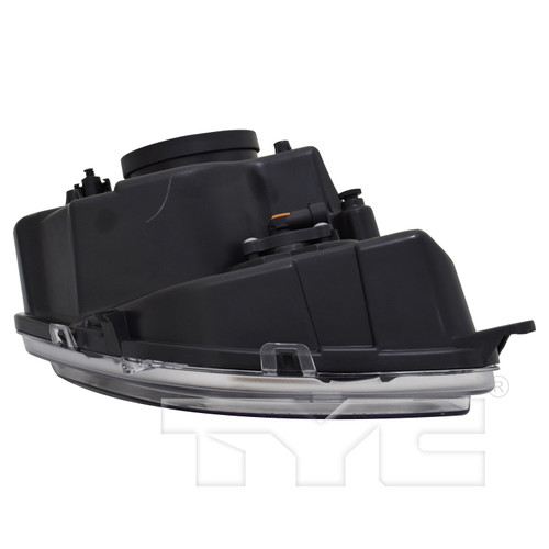 Left CAPA Certified Headlight Assembly 20-9250-00-9 - bottom view