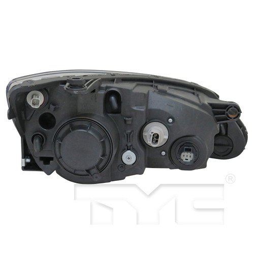 Left CAPA Certified Headlight Assembly 20-9198-00-9 - back view