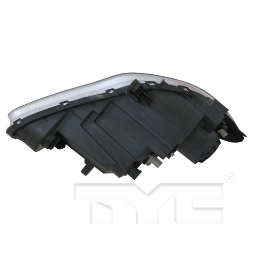 Left CAPA Certified Headlight Assembly 20-9198-00-9 - bottom view