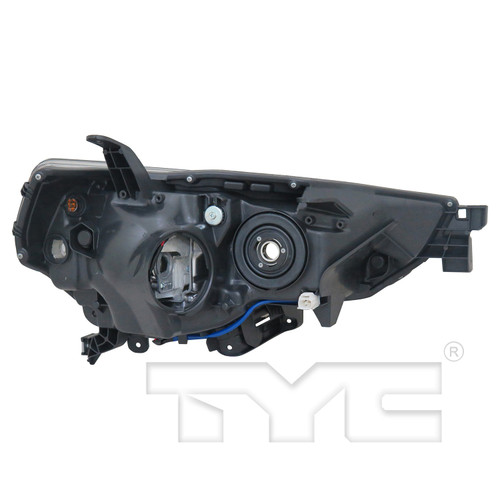 Left CAPA Certified Headlight Assembly 20-9512-01-9 - back view