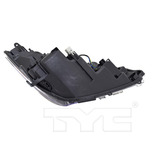 Left CAPA Certified Headlight Assembly 20-9634-01-9 - bottom view