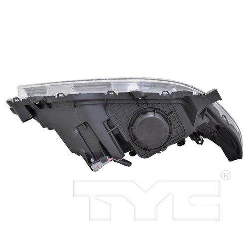 Left CAPA Certified Headlight Assembly 20-9628-80-9 - bottom view
