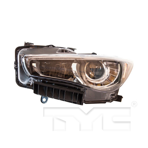 Left CAPA Certified Headlight Assembly 20-9506-00-9 - front view