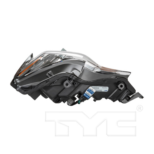 Left Headlight Assembly 20-9526-00 - top view