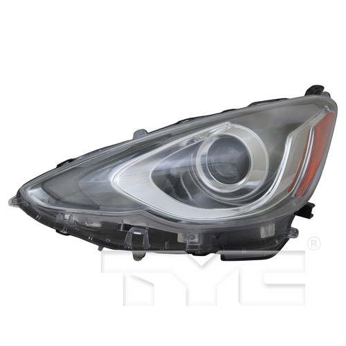 Left CAPA Certified Headlight Assembly 20-9670-00-9 - front view