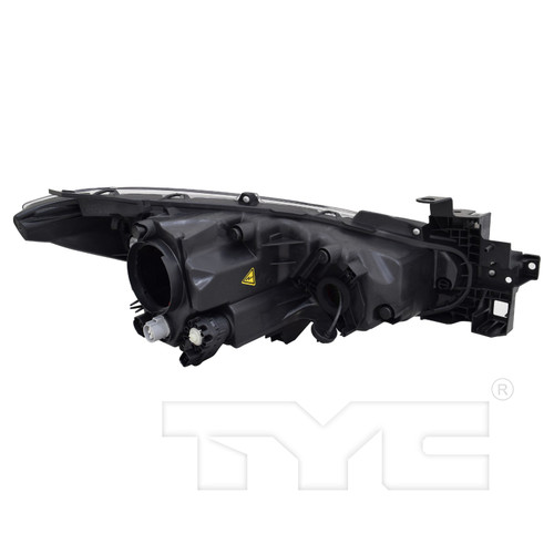 Left CAPA Certified Headlight Assembly 20-9538-01-9 - back view