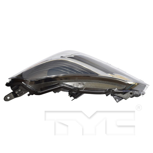 Left Headlight Assembly 20-9626-00 - top view