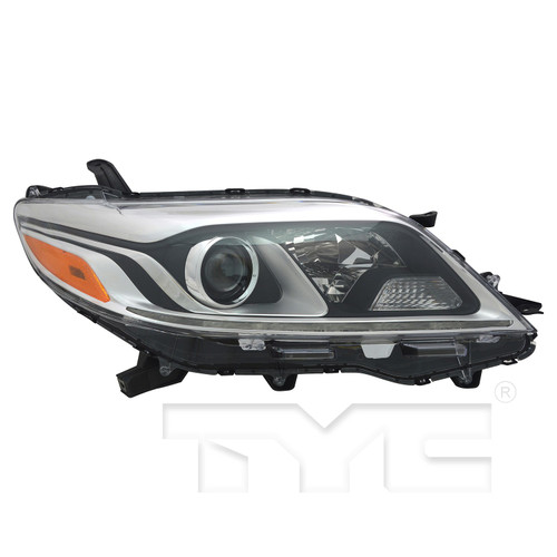 Right CAPA Certified Headlight Assembly 20-9627-00-9 - front view