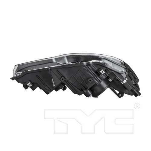 Left CAPA Certified Headlight Assembly 20-9716-80-9 - bottom view