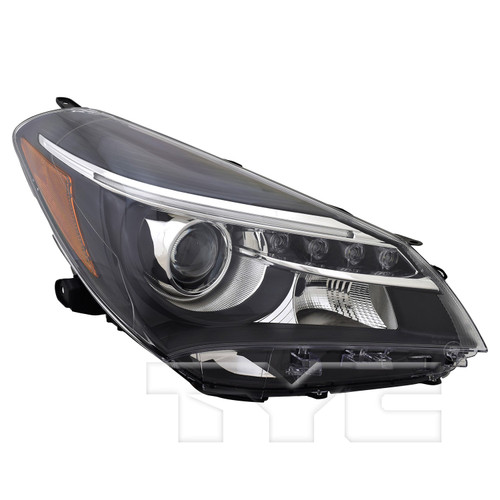 Right CAPA Certified Headlight Assembly 20-9633-01-9 - front view