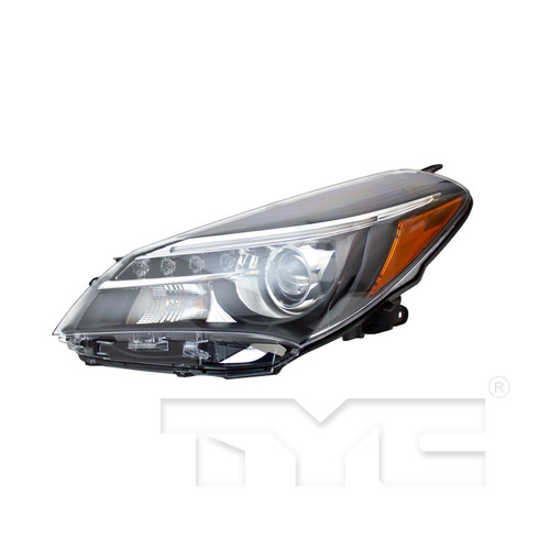 Left Headlight Assembly 20-9634-00 - front view