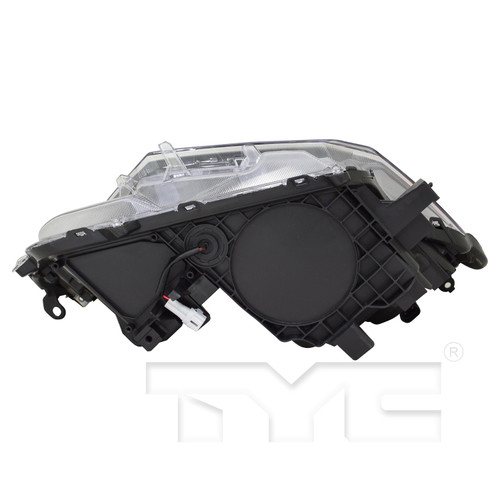 Left CAPA Certified Headlight Assembly 20-9790-00-9 - bottom view