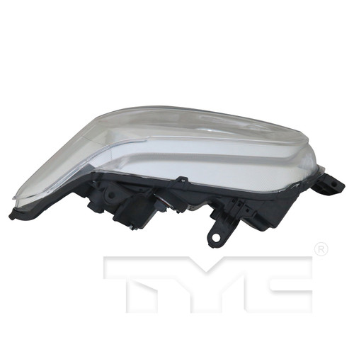 Left CAPA Certified Headlight Assembly 20-9750-00-9 - top view