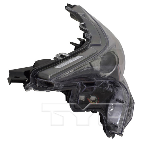 Left CAPA Certified Headlight Assembly 20-9800-00-9 - connector view
