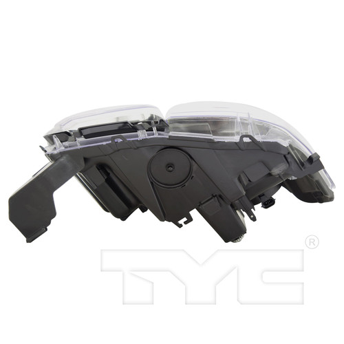 Left CAPA Certified Headlight Assembly 20-9750-70-9 - bottom view