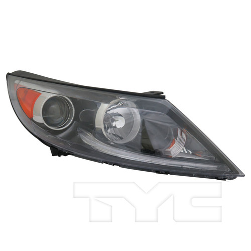 CAPA Certified Headlight Assembly 20-9909-00-9 - front view