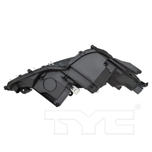 Left CAPA Certified Headlight Assembly 20-9996-00-9 - bottom view