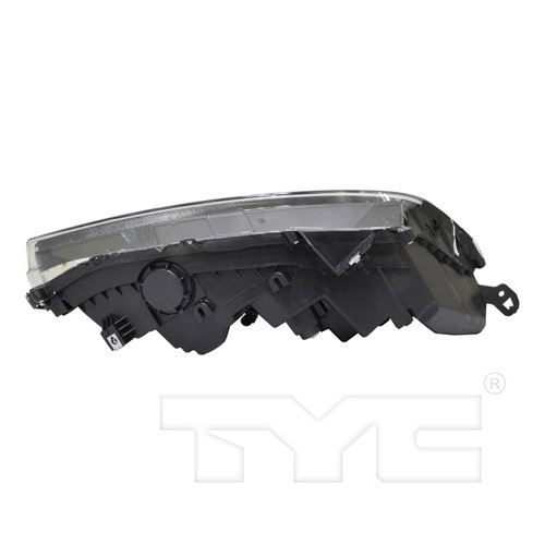 Left CAPA Certified Headlight Assembly 20-9966-00-9 - bottom view