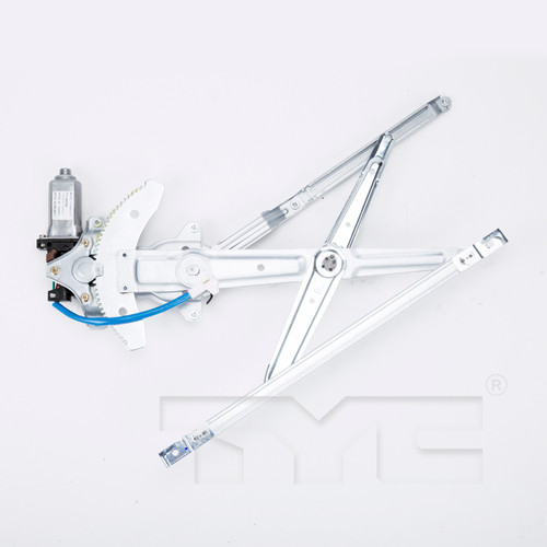 Front Left Power Window Motor and Regulator Assembly 660096 - back view