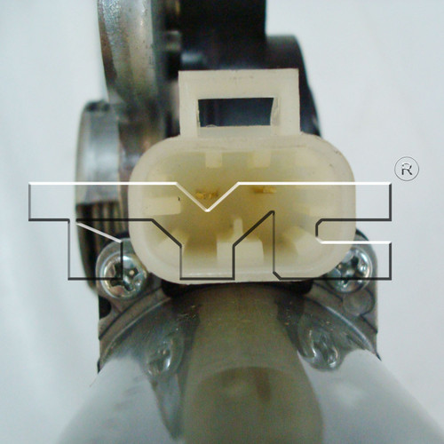 Front Left Power Window Motor and Regulator Assembly 660254 - angled view