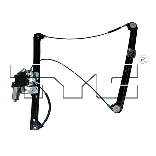 Front Right Power Window Motor and Regulator Assembly 660195 - back view