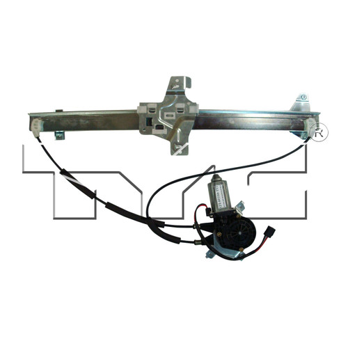 Front Left Power Window Motor and Regulator Assembly 660234 - back view