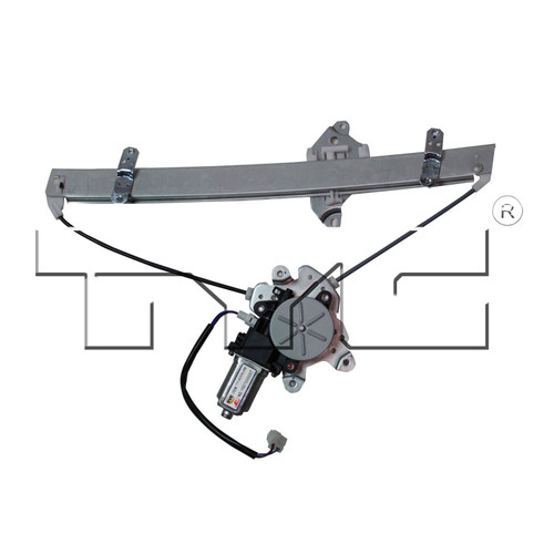 Front Left Power Window Motor and Regulator Assembly 660154 - back view